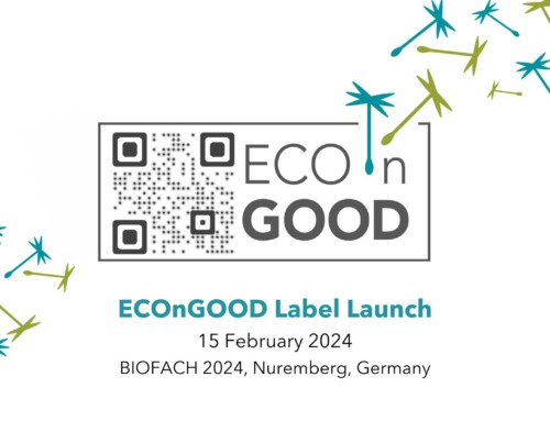 Live-Aufzeichnung der ECOnGOOD Label Launch Präsentation auf der Biofach 2024 in Nürnberg